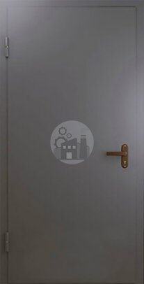 входная дверь без утеплителя, окрас нитроэмаль-ДВ-195