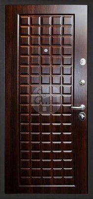 металлическая дверь с глазком, отделка мдф vinorit - внутренняя часть двери ДВ-399